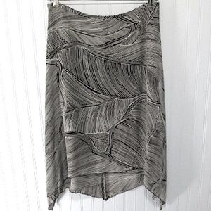 Nygard Asymmetrical Midi Skirt, Size 16